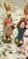 img 1 attached to 6.1 Inch Hand Painted Easter Bunnies Home Decoration - Perfect For The Holiday! review by Derrick Shah