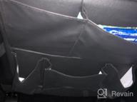 картинка 1 прикреплена к отзыву Tsumbay Car Backseat Organizer - PU Leather With Tablet Holder, Foldable Table Tray, And 9 Storage Pockets от Adrian Smart