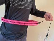 img 1 attached to 24 Detachable Knots Smart Weighted Hula Fit Hoop For Adults - Perfect For Weight Loss, Fitness Workouts & Waist Holahoops! review by Mark Glass