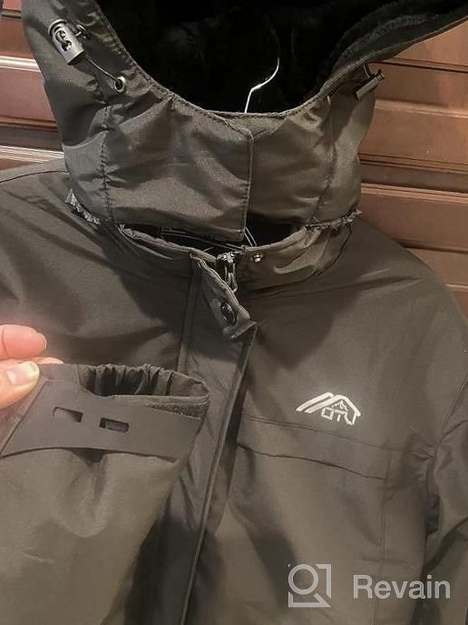 img 1 attached to Stay Warm And Dry On The Slopes With Our Women'S Waterproof Ski Jacket review by Emily Wilson