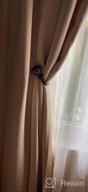 img 1 attached to Add Elegance To Your Windows With KAMANINA Decorative Curtain Drapery Holdbacks - Marbled Finials, Antique Bronze (1 Pair/2 Pack) review by Aaron Clayton