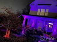 img 1 attached to Bring Your Garden To Life With JSOT Color Changing Solar Spotlights - Perfect For Christmas And Year-Round Landscape Lighting review by Mark Deuschle