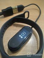 img 1 attached to Smart Xiaomi Mi Smart Band Bracelet 4 NFC RU, black review by Ka Sem ᠌