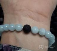 img 1 attached to AMORWING His And Hers Onyx Stone Couple Bracelets review by Maili Silcox