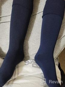 img 3 attached to Приготовьте своих девочек к школе с гольфами Jefferies Socks Knee High Uniform (упаковка из 3 пар)