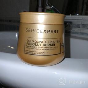 img 8 attached to «🧖 L'Oreal Serie Expert Absolut Repair Resurfacing Gold Quinoa Protein Mask - 250 мл, для интенсивного восстановления волос»