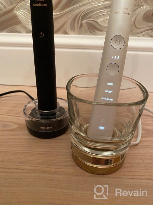 img 2 attached to Audio toothbrush Philips Sonicare DiamondClean 9000 HX9914/57, black/white review by Aneta Patryk (Anetka ᠌