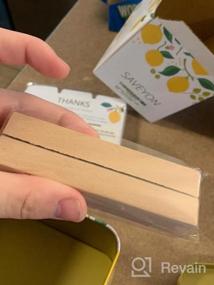 img 6 attached to Стильно организуйте рецепты с помощью Lemon Recipe Box — 60 карточек, 15 разделителей и деревянный держатель!
