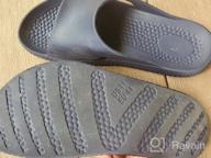 img 1 attached to EcoCozy Comfort Sport Slide Sandals for Men: Shoes and Athletic Footwear review by Marvin Breezy