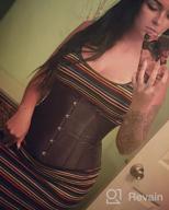img 1 attached to Frawirshau Women'S 9427 Lace Up Boned Underbust Waist Trainer Corset review by Seth Gibbons