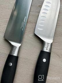 img 7 attached to Ninja K32502 Foodi NeverDull Немецкий набор ножей и точилок из нержавеющей стали, черный премиум-класса