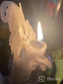 img 6 attached to BOLSIUS 16 деревенских свечей пепельной розы - 10,5 дюймов - европейское качество высшего качества - 13 часов горения - натуральный экологически чистый воск на растительной основе - без запаха бездымные подсвечники для вечеринок и декора