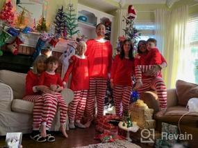 img 5 attached to Family-Matching Christmas Pajamas: Comfortable Cotton Sleepwear For Women & Men!