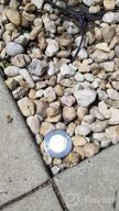 img 1 attached to SUNVIE Low Voltage Landscape Lights With Wire Connectors 12W LED Well Lights IP67 Waterproof Outdoor In-Ground Lights 12V-24V Warm White Pathway Garden Lights For Driveway Deck (10 Pack & Connectors) review by Everald Mendez