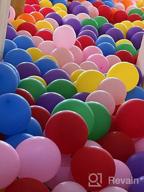 img 1 attached to Colorful Decorations Delight: Prextex 12-Inch Rainbow Balloons, 450-Ct Pack For Weddings, Birthdays, Graduations, And More review by Eric Nelson