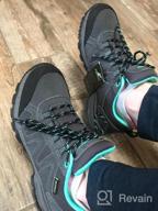 img 1 attached to Waterproof Hiking Shoes For Women And Men: Lightweight, Breathable, And Non-Slip Trail Running Sneakers For Trekking And Camping By Riemot review by Chelsea Williams