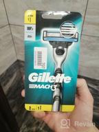 img 1 attached to Gillette Mach3 Reusable Shaving Razor UEFA Champions League Grey/Black review by Sai A Nyi ᠌