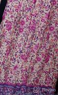 img 1 attached to Women'S Boho Floral Print High Waist A Line Maxi Skirt With Pockets review by Russell Smith