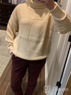img 1 attached to 👗 Cozy and Stylish: YEXIPO Women's Turtleneck Oversized Sweaters for a Fashionable Winter Look review by Haji Anderson