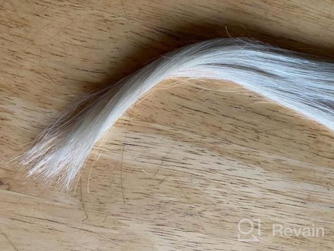 img 1 attached to Vlasy Tape In Hair Extensions Human Hair 20Pcs Hair Extensions 12 Inch Tape Ins Straight Seamless Natural Invisible Tape In Extensions Real Human Hair (12 Inch P18K/613#) review by Eric Rios
