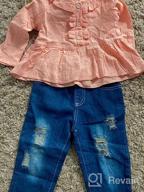 img 1 attached to Jumpsuit Overalls for Toddler Girls: Stylish Rompers and Clothing Options review by Allison Carpenter