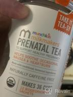 img 1 attached to Organic Prenatal Tea With Ginger & Red Raspberry Leaf For Morning Sickness & Nausea Relief By Munchkin Milkmakers, 12 Count review by Carmen White