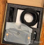 img 1 attached to 1080P Digital Borescope Inspection Camera With 7.0Mm IP67 Waterproof Sewer Camera, 4.3" LCD Screen, 7 LED Lights And 16.5FT Semi-Rigid Cable - Dual Lens Industrial Endoscope + 32GB Card review by Andy Thorson