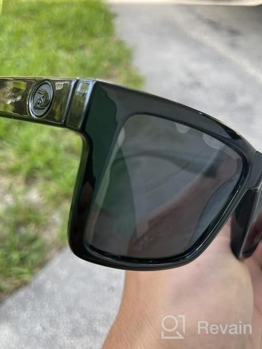 img 1 attached to DUBERY Classic Square Polarized Sunglasses For Men/Women - UV400 Protection & Sun Glasses D805 review by Dawn Wilkinson