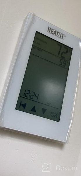 img 1 attached to HEATIT ET-72 Programmable Touchscreen Thermostat With Floor Sensor And Class A GFCI Protection. review by Michael Jameson