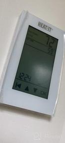 img 5 attached to HEATIT ET-72 Programmable Touchscreen Thermostat With Floor Sensor And Class A GFCI Protection.