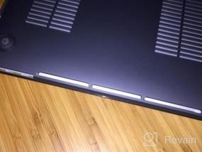 img 5 attached to Kuzy Совместим с MacBook Pro 15-дюймовый чехол с сенсорной панелью A1990 A1707 - 2019 2017 2016 MacBook 15-дюймовый чехол Hard Shell для 15-дюймового MacBook Pro Чехол Чехол для ноутбука Apple Mac 15 дюймов, черный