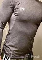 img 1 attached to MEETYOO Men'S Compression Long Sleeve Athletic Workout Shirt review by Knate Scarpelli