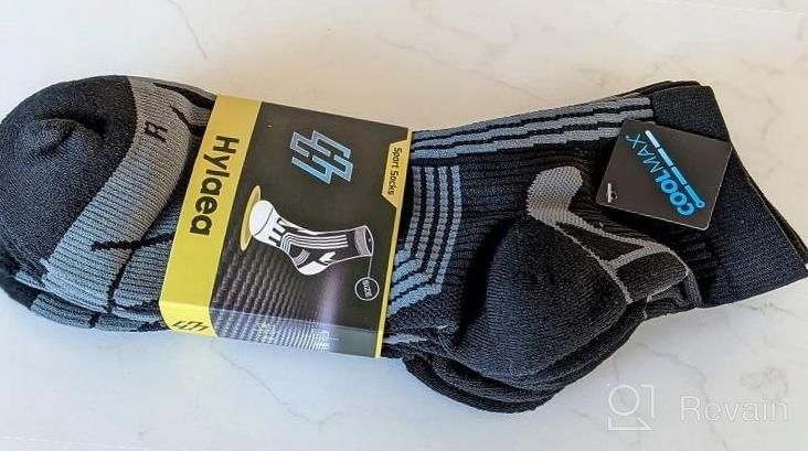 img 1 attached to Stay Comfortable And Blister-Free During Your Workouts With Our Moisture-Wicking Athletic Socks For Men And Women review by Ryo Flora