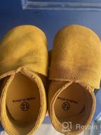 img 1 attached to Adorable And Comfortable Baby Moccasins: Delebao Soft Sole Tassel Crib Shoes review by Eric Jones
