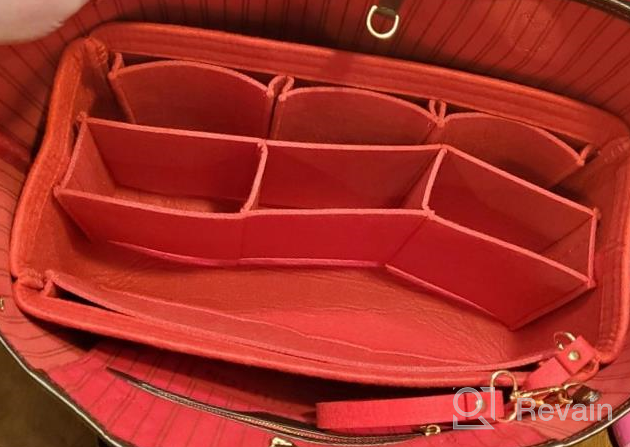 img 1 attached to Revamp Your LV Neverfull GM With AlgorithmBags Cherry Luxury Purse Organizer Insert & Divider review by Gavin Hernandez