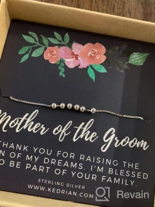 img 1 attached to 925 Sterling Silver Mother Of The Bride Necklace With Created Pearl: Perfect Gift For Women, Best Picks For Groom, Daughter; Ideal Mother'S Day Gift In KEDRIAN review by Robby Agrawal
