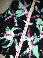 img 1 attached to Floral Print Tummy Control Tankini Set: ADOME Women'S Swimwear With Ruffle Halter In XS-3XL review by Jared Poinson