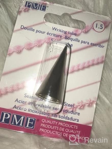 img 1 attached to PME - ST1.5 Seamless Stainless Steel SupaTube Writer #1.5 Decorating Tip, Standard, Silver review by Souly Buddy