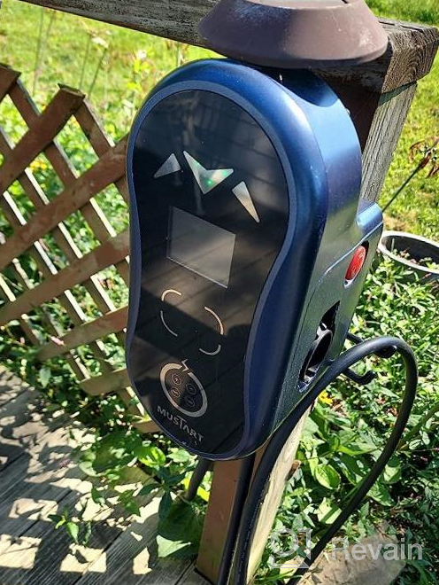 img 1 attached to MUSTART Level 2 EV Charger With WiFi, 16/25/32 Amp Smart Electric Vehicle ETL Certified Indoor/Outdoor NEMA 6-50P 25Ft Cable review by John Pineda