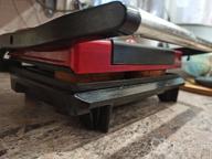 img 3 attached to Sandwich maker Kitfort KT-1609 Panini Maker, red review by Agata Strzalek ᠌