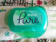img 2 attached to Pampers Aqua Pure Wipes: Four-Pack for Gentle and Effective Baby Care review by Aneta Maecka ᠌