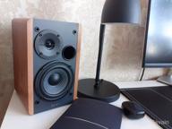img 3 attached to Edifier R1280DB Wireless Studio Monitors - Powered Bluetooth Bookshelf Speakers with Optical Input - 4 Inch Near Field Speaker - Enhanced Wooden Grain Finish - 42w RMS review by Ninad Shinde