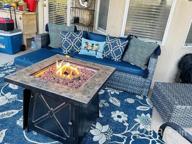 img 1 attached to JAMFLY Outdoor Furniture Patio Sets, Low Back All-Weather Small Rattan Sectional Sofa With Tea Table&Washable Couch Cushions Upgrade Wicker Silver Gray Rattan 3-Piece (Khaki) review by Brittany Stewart