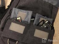 img 1 attached to Travel In Style With Evecase Canvas Backpack For DSLR Camera And Laptop/Tablet review by Kimoni Parson