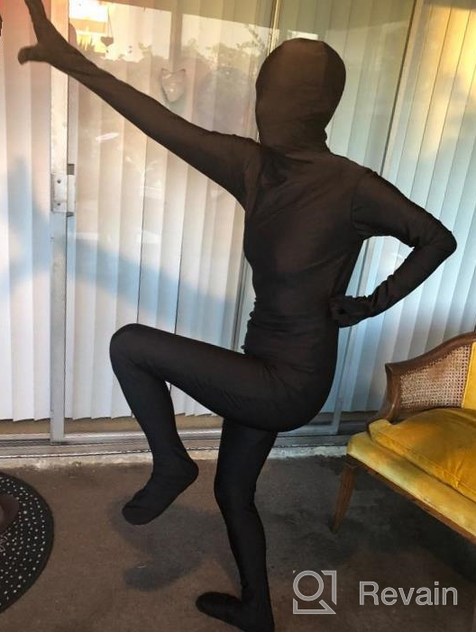 img 1 attached to Unisex Lycra Spandex Full Body Zentai Suit With Disappearing Effect By Lttcbro review by Andy Syla