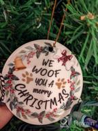 img 1 attached to Festive FAVIA Ceramic Ornament: The Perfect Christmas Tree Decoration & Heartfelt Gift for Counting Life's Blessings, Doubling Your Joy! review by Sergey Chodavarapu