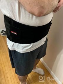 img 7 attached to FEATOL Lower Back Brace For Men And Women - Adjustable Back Support Belt For Heavy Lifting, Work, And Pain Relief From Sciatica And Scoliosis (Size L)
