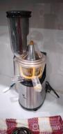 img 1 attached to Auger juicer Kitfort KT-1102-2, burgundy review by Agata Zarzycka ᠌