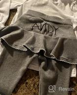 img 1 attached to 🩲 BOOPH Little Girls Leggings Pants with Tutu Skirts: Footless Tights Culottes for Kids review by Andrew Vogel