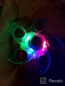 img 5 attached to Зажгите вечеринку со светодиодными спиральными игрушками PROLOSO - набор из 24 гироскопов Twister и мигающих украшений!